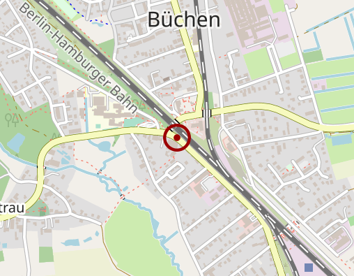 Karte: Vorwerker Fachklinik (Tagesklinik Büchen)