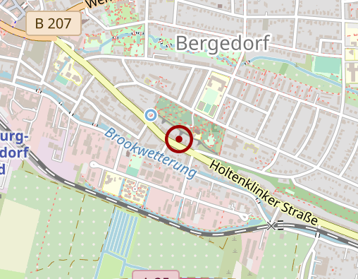 Karte: Diakoniestation Bergedorf Vierlande gGmbH