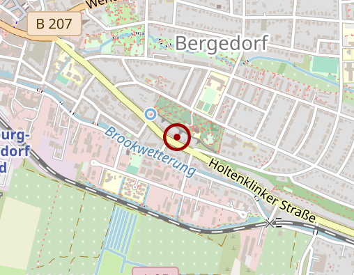 Karte: Diakoniestation Bergedorf Vierlande gGmbH