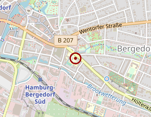 Karte: GBI-Groß Hamburger Bestattungsinstitut