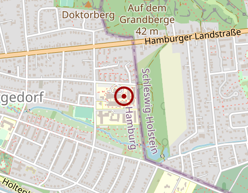 Karte: Bethesda Krankenhaus Bergedorf gemeinnützige GmbH Krankenhaus