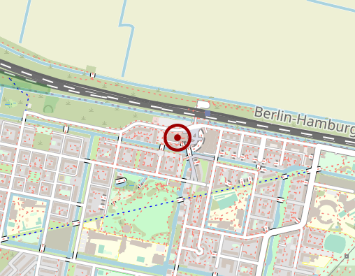 Karte: Massagepraxis und Krankengymnastik im Fleethaus Inh. Julia Kretschmann