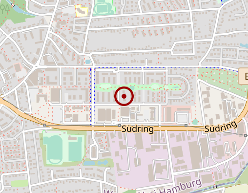 Karte: Pflegeabteilung des Wohnzentrums Hansa