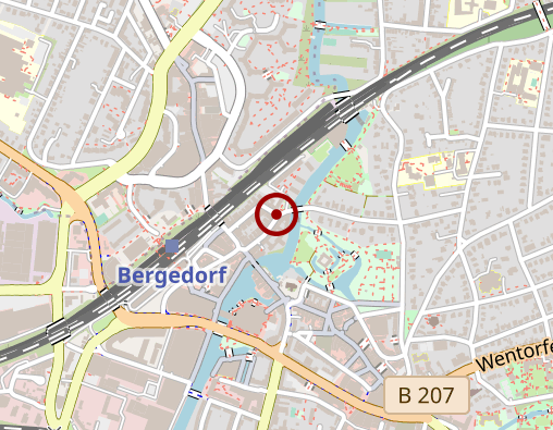 Karte: Betreuungsgruppe im Wasser