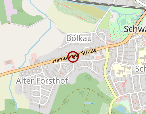 Karte: DLRG Ortsgruppe Schwarzenbek