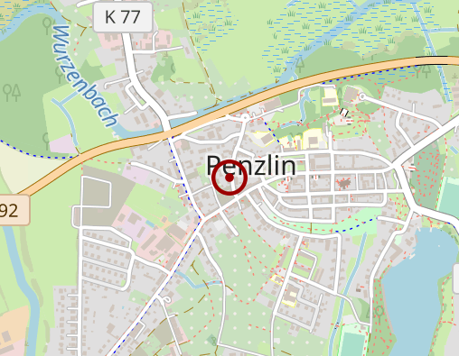 Karte: Müritz Physio Penzlin