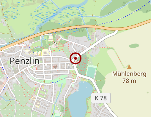 Karte: Penzliner Bestattungshaus