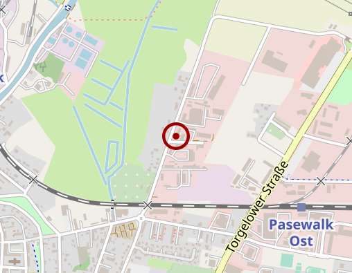 Karte: AWO Sozialdienste Uecker-Randow gGmbH Pflegedienst proMEDAS