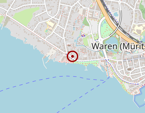 Karte: Caritasverband für das Erzbistum Hamburg e. V. Sozialstation Waren