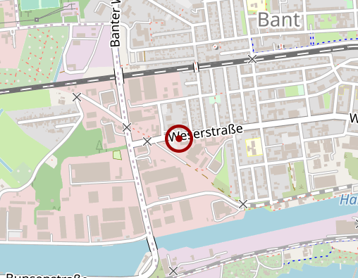 Karte: Diakonisches Werk des Ev.-luth. Kirchenkreises Friesland Wilhlemshaven e.V. Sozialstation