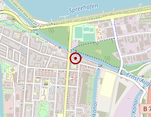 Karte: alsterdorf assistenz west gem.GmbH/Wohnhaus Vogelhüttendeich