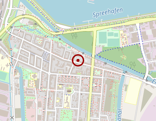 Karte: Schularztstelle Wilhelmsburg