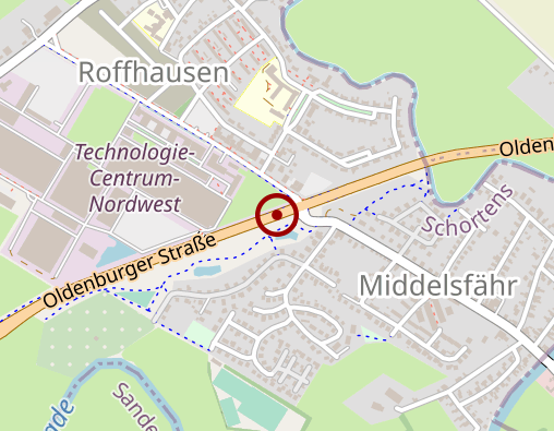 Karte: Häusliche Krankenpflege Stens