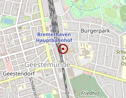 Karte: HANSA Seniorenzentren Bremerhaven GmbH Pflegezentrum am Bürgerpark