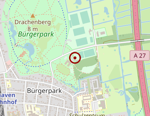 Karte: "Haus im Park" Dr. Martina Reide Altenpflegeheim