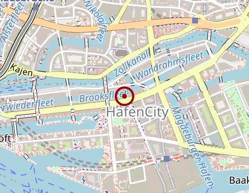 Karte: Ergoteam Hafencity Netzband Praxis für Ergotherapie