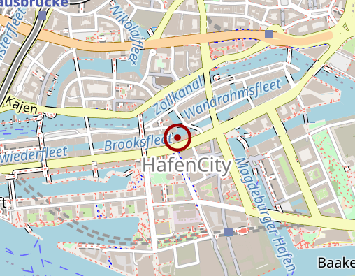 Karte: DART Niederlassung Hamburg