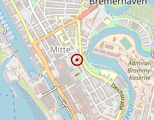 Karte: DRK Kreisverband Bremerhaven e.V. Betreutes Wohnen psychisch kranker Erwachsener