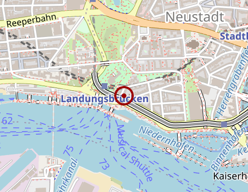 Karte: HWT Hamburger Wassertaxi GmbH