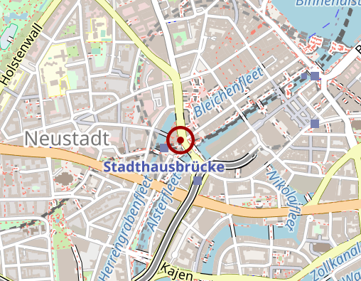 Karte: Diagnostik Zentrum Fleetinsel Hamburg GmbH