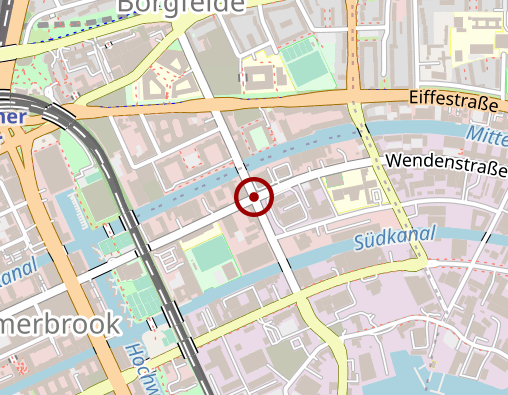 Karte: Deutsche Heilpraktikerschule in Hamburg