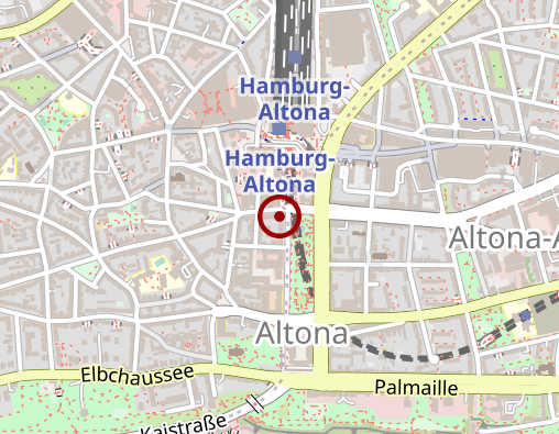 Karte: Hamburg Leuchtfeuer Lotsenhaus Bestattungen