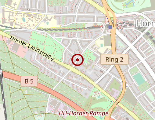 Karte: Pflegen & Wohnen Horn