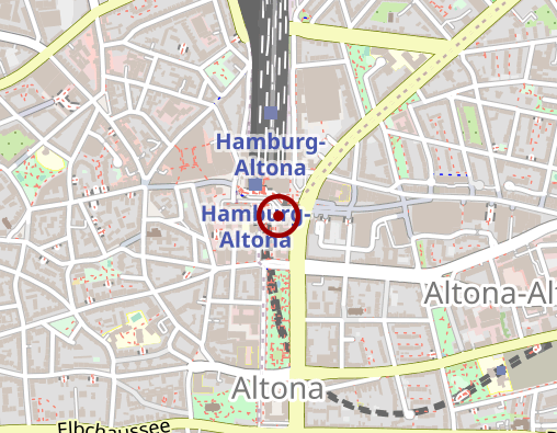 Karte: DRK Hamburg Ambulante soziale Dienste GmbH Sozialstation Altona