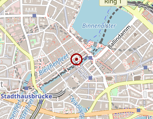 Karte: Alsterarkaden-Apotheke