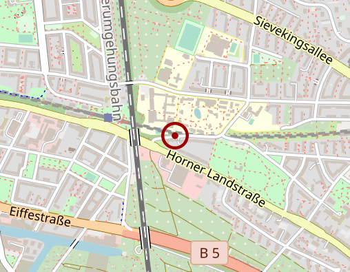 Karte: Stiftung Das Rauhe Haus " Haus Weinberg"