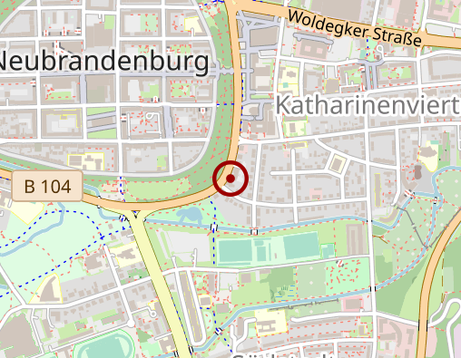 Karte: AWO Pflege- und Betreuungs gGmbH Ambulanter Pflegedienst