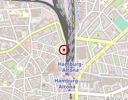 Karte: GBI-Groß Hamburger Bestattungsinstitut