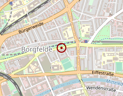 Karte: Caritasverband für Hamburg e.V. Kinder- u. Jugendhilfezentrum