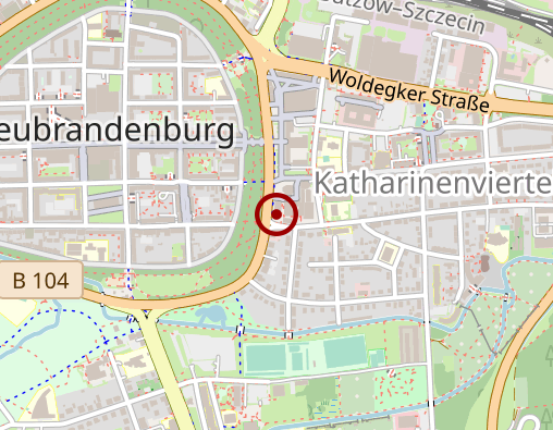 Karte: WILMA. Der Neubrandenburger Pflegedienst - Gesellschaft für Dienste im Alter mbH