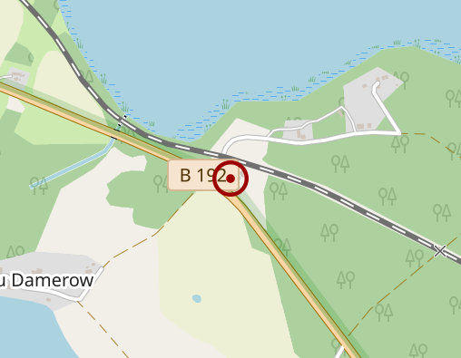 Karte: Bestattungen B. Westphal Tag u. Nacht