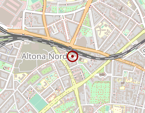 Karte: Achilles Altona Praxis für Physiotherapie