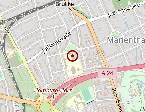 Karte: Pflegen & Wohnen Husarendenkmal