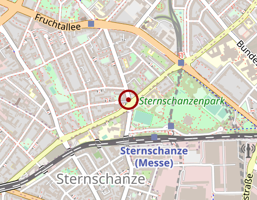 Karte: Physiotherapie Weidenallee H. Troitsch