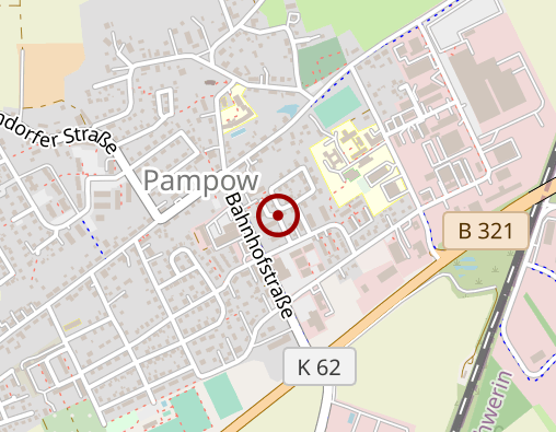 Karte: Tagespflege M&M Hanisch Haus Pampow