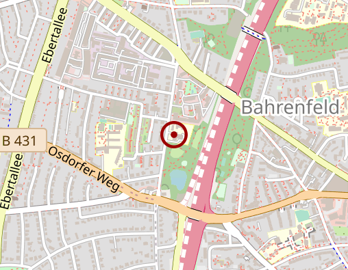 Karte: Parkdomizil am Bahrenfelder See