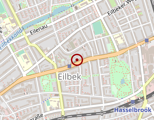 Karte: GBI-Groß Hamburger Bestattungsinstitut