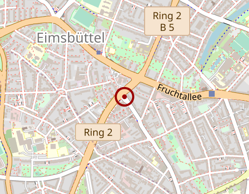 Karte: RENAFAN GmbH Ambulante Pflege Eimsbüttel