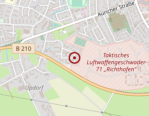 Karte: Seniorenresidenz Wittmund Tagespflege Teilstationäre Pflege