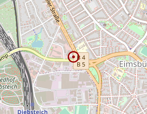 Karte: PhysioSport-Hansa Krankengymnastik Fitnesstudio