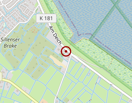 Karte: Arbeiterwohlfahrt Bezirksverband Weser-Ems e.V. Familienzentrum Haus am Deich