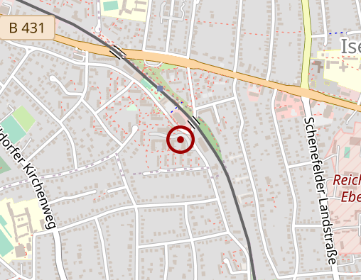 Karte: Arbeiter-Samariter-Bund Betreutes Wohnen