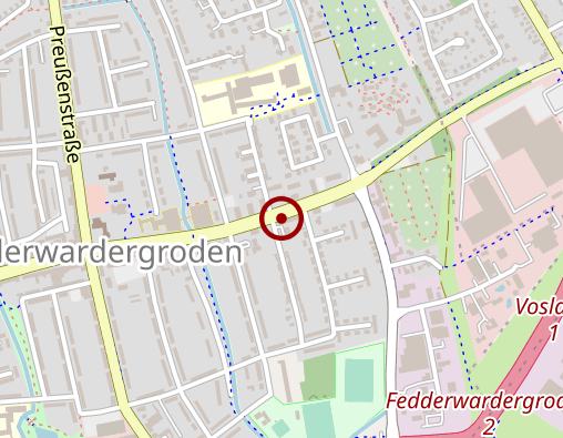 Karte: Johanniter-Unfall-Hilfe e.V. Dienststelle Wilhelmshaven Nord