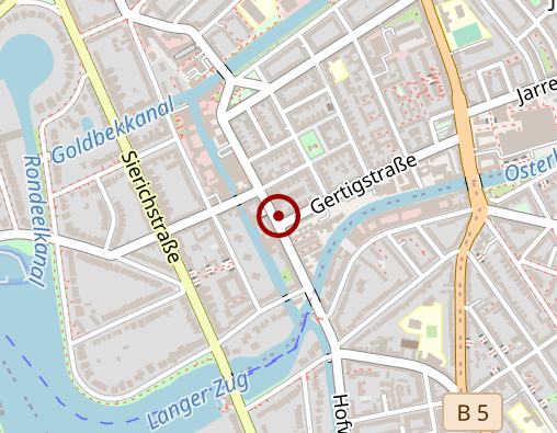 Karte: Cornelsen Hauke Praxis f. med. Lymphdrainage & Physiotherapie