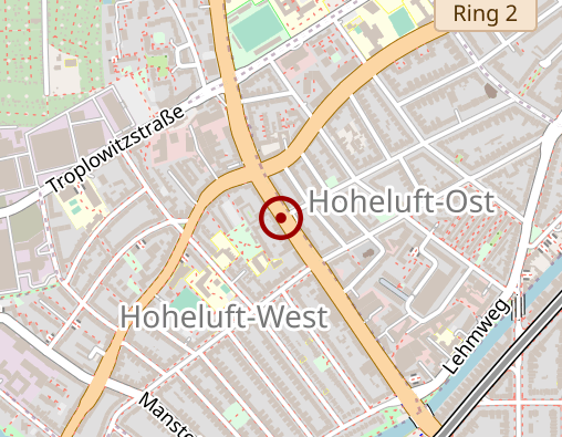 Karte: Betreuungsgruppe Hoheluftchaussee