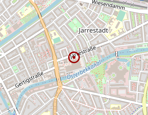 Karte: Verhaltenstherapie Falkenried Privatklinik Jarrestraße